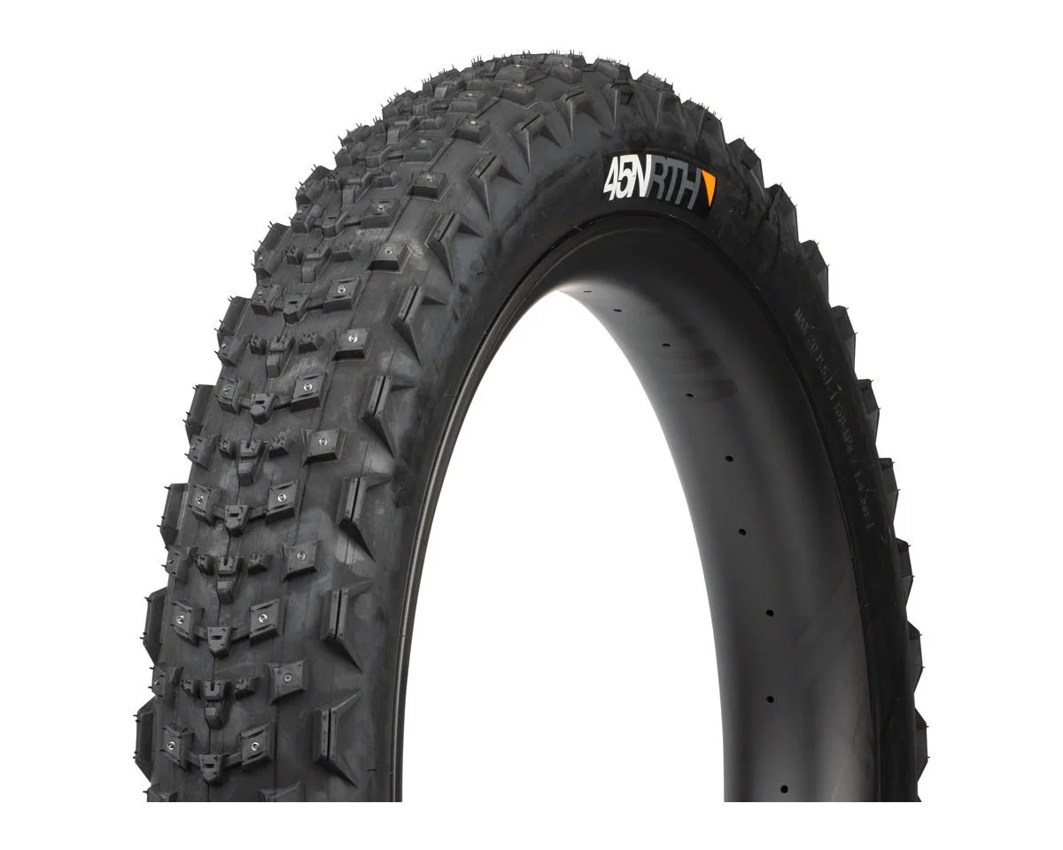 45NRTH Dillinger 4 Fat Bike Tire (Tubeless) (Studded) (27.5") (4.0") (60tpi) (Black)